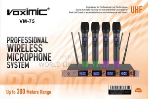 Voximic-Vm75 Professional Wireless Microphone