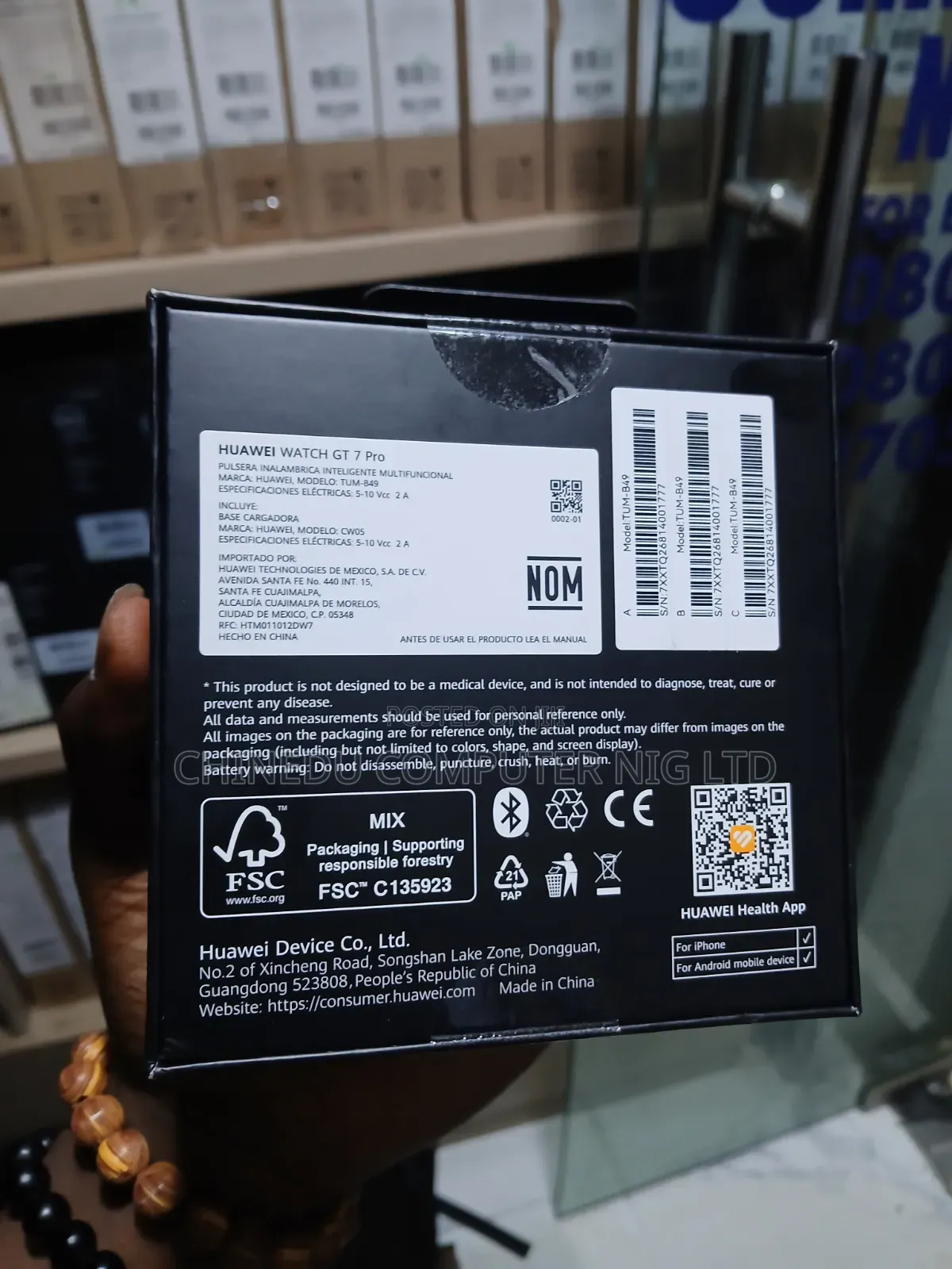 Huawei Watch Gt7 Pro (Black)