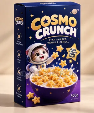 Branded Cereal Carton Box Printing - Full Colour Food Packaging Box