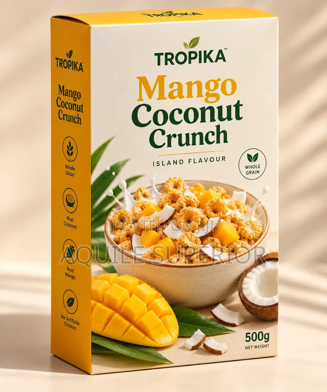 Kids School Breakfast Flakes Box Printing - Bulk Custom Boxes 500g
