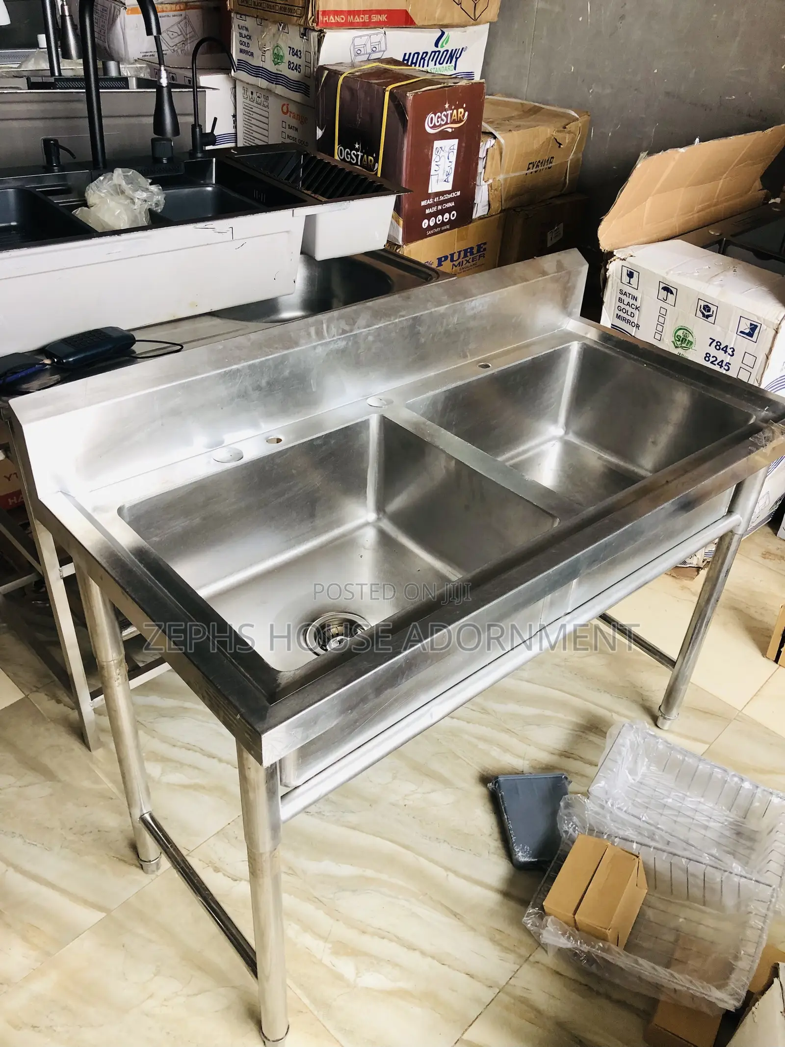 Industrial Kitchen Sink