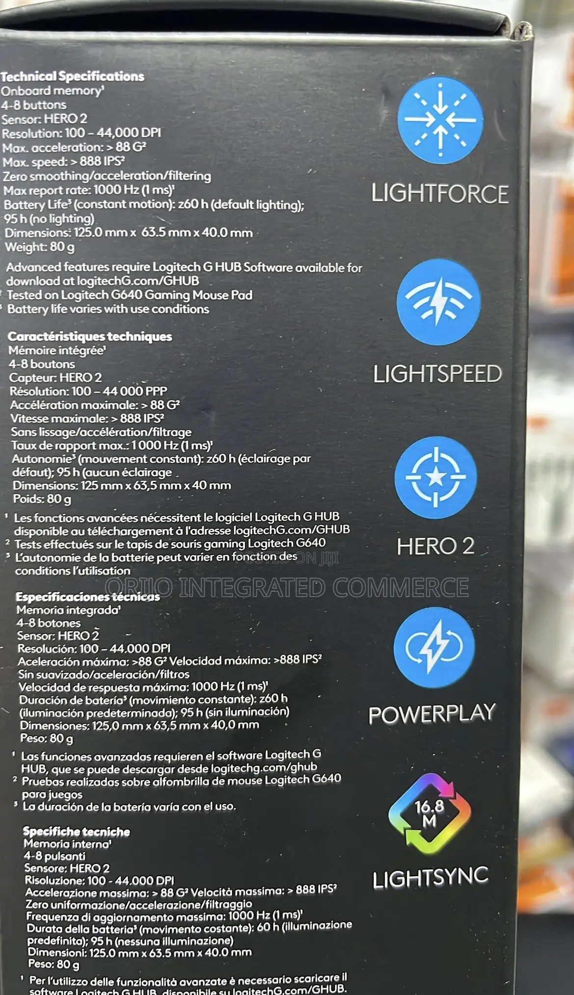 Logitech PRO 2 LIGHTSPEED Gaming Mouse