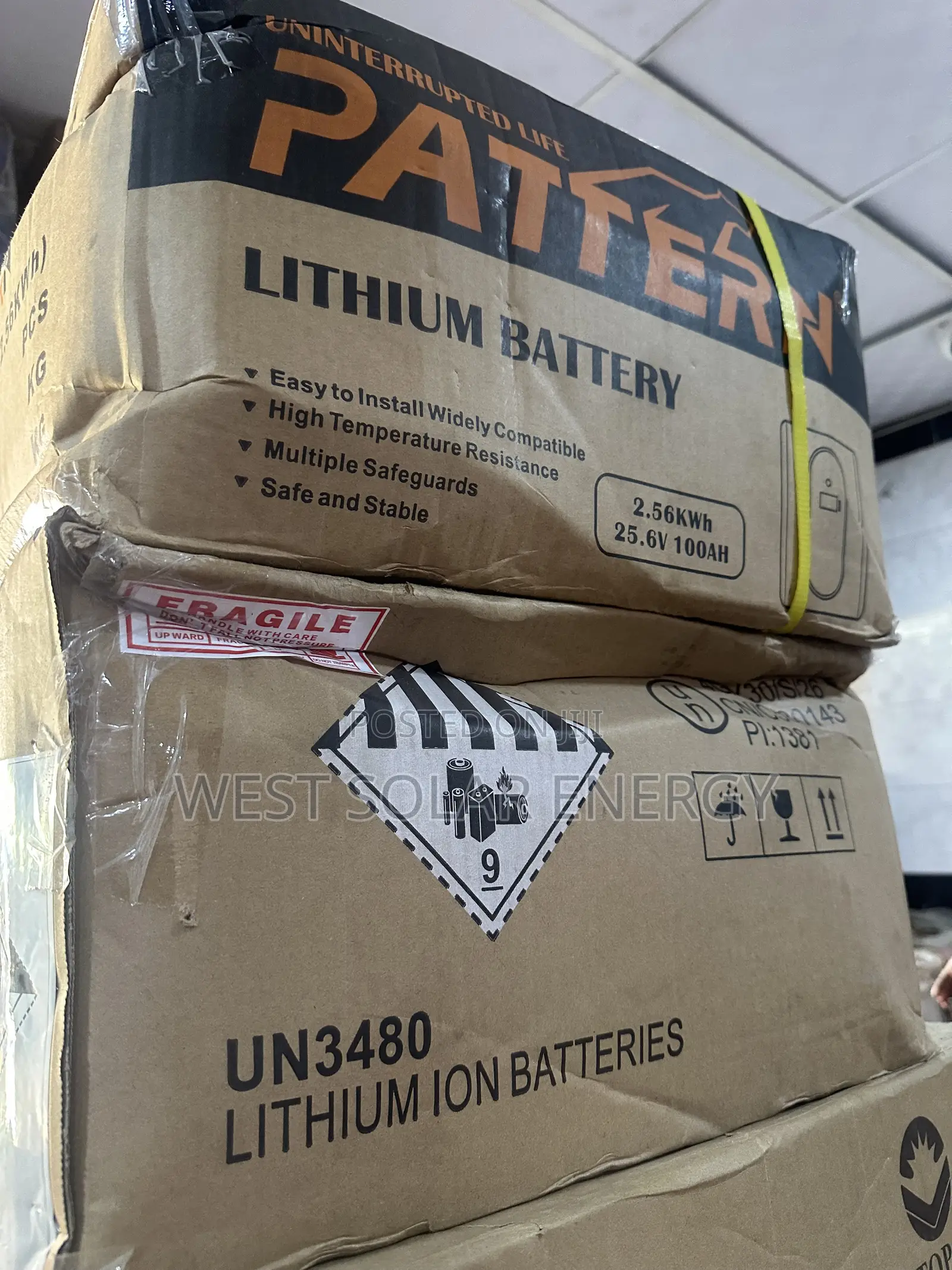 2.5kWh 24V Pattern Lithium-Ion Solar Battery