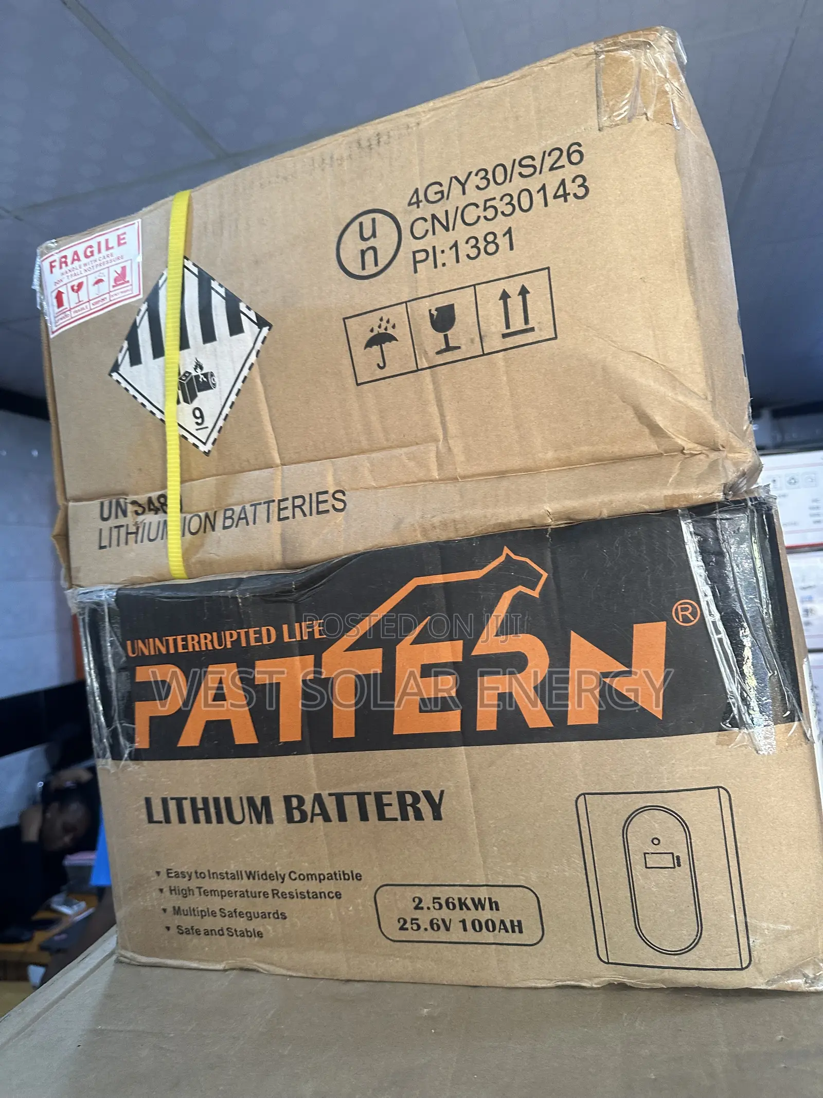 2.5kWh 24V Pattern Lithium-Ion Solar Battery