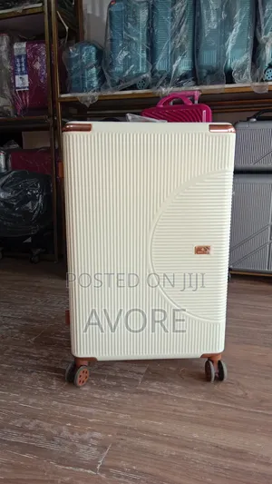 28 Inches Cream Luggage