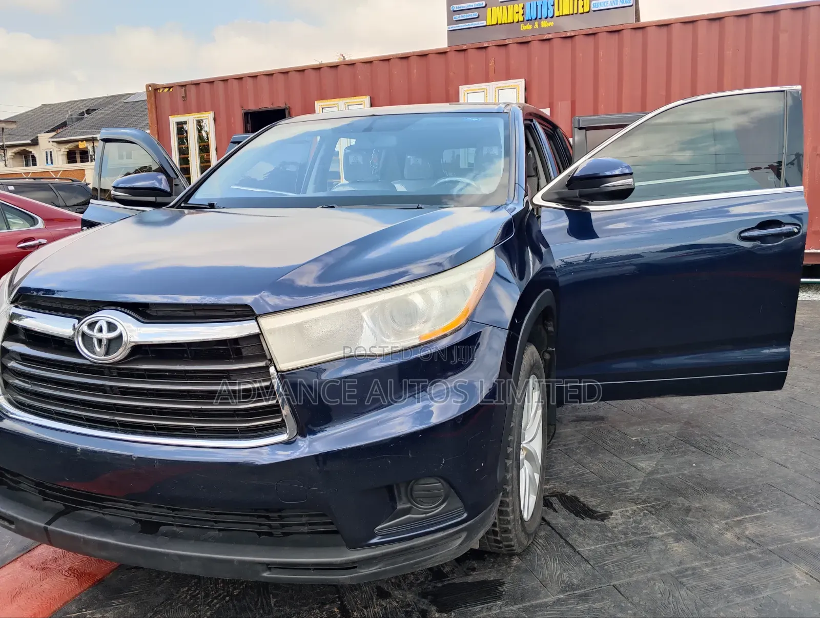 Toyota Highlander LE V6 4x4 (3.5L 6cyl 6A) 2016 Blue