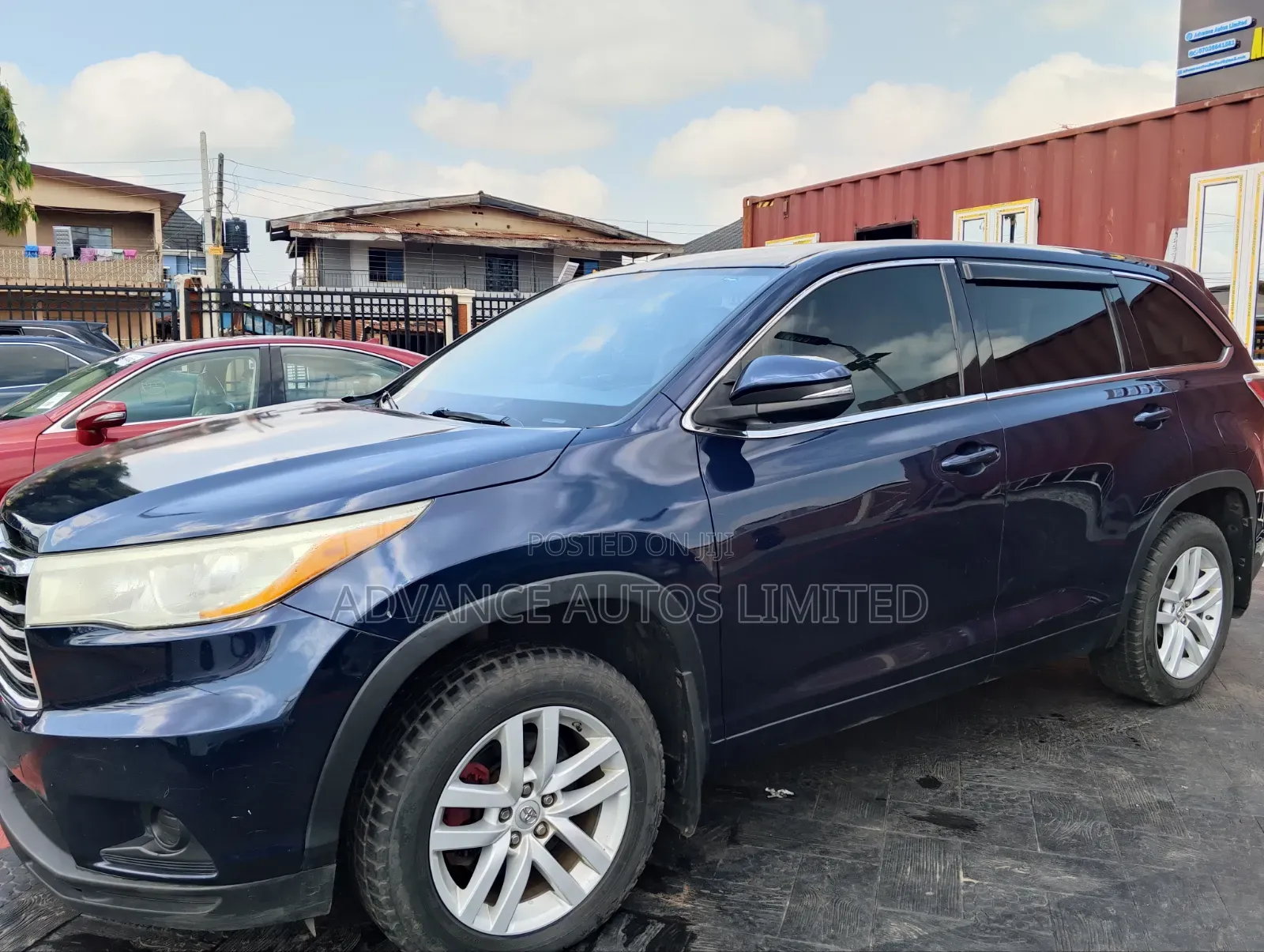 Toyota Highlander LE V6 4x4 (3.5L 6cyl 6A) 2016 Blue