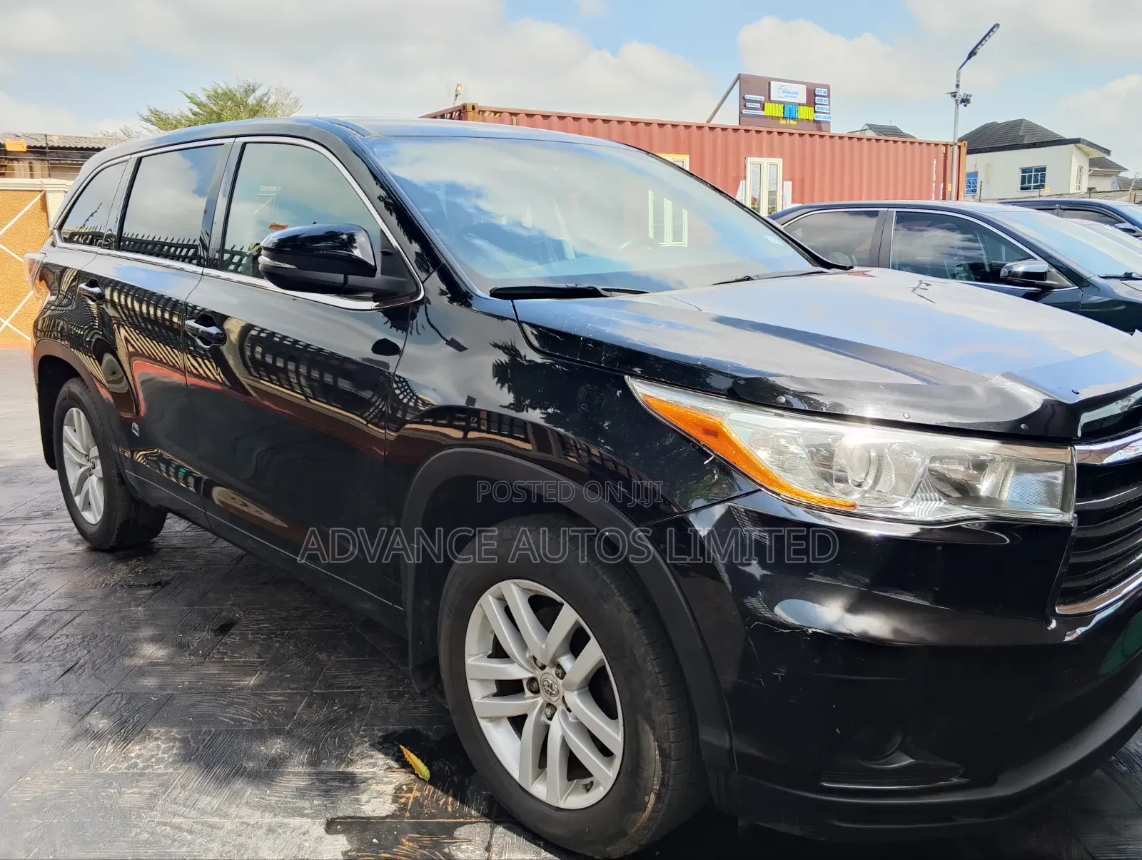 Toyota Highlander LE V6 4x2 (3.5L 6cyl 6A) 2016 Black