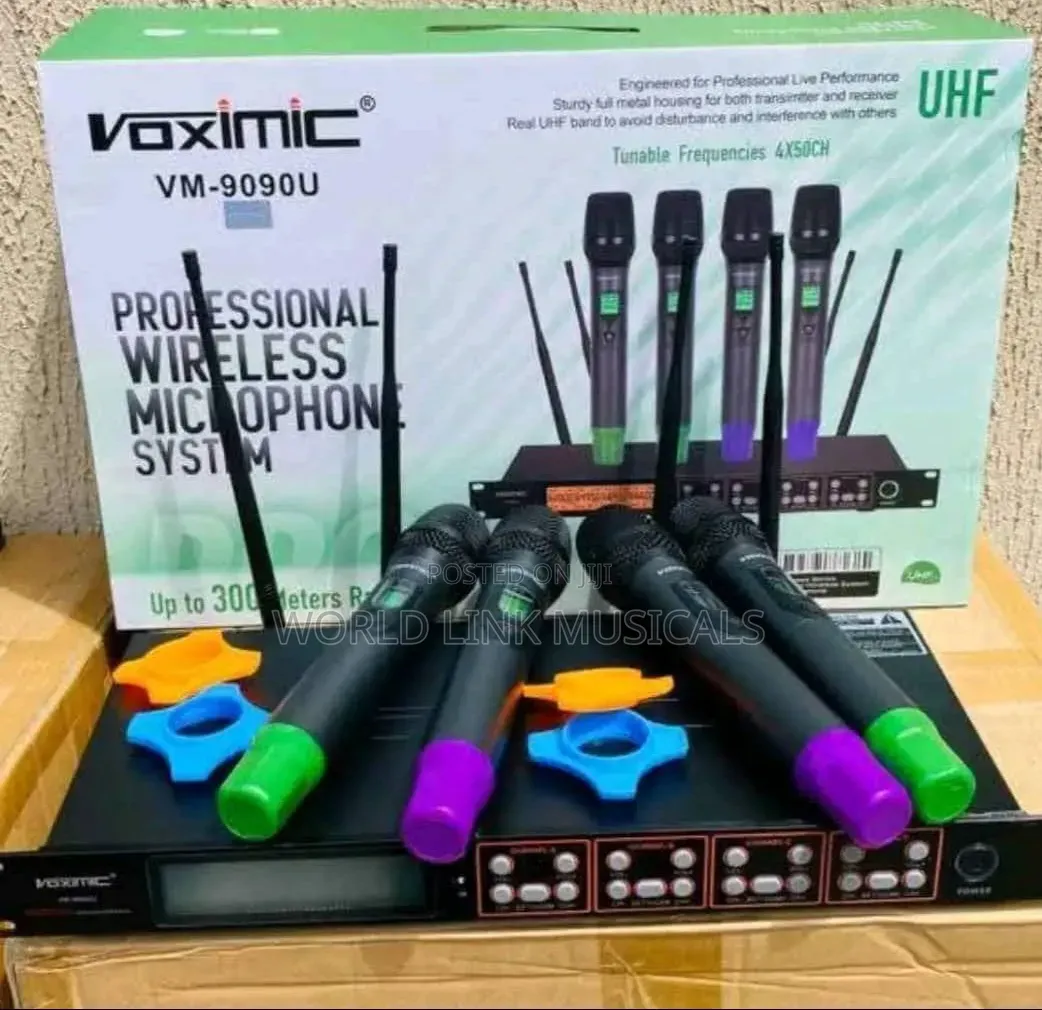 Voximic-Vm9090U 4in1 Wireless Microphone
