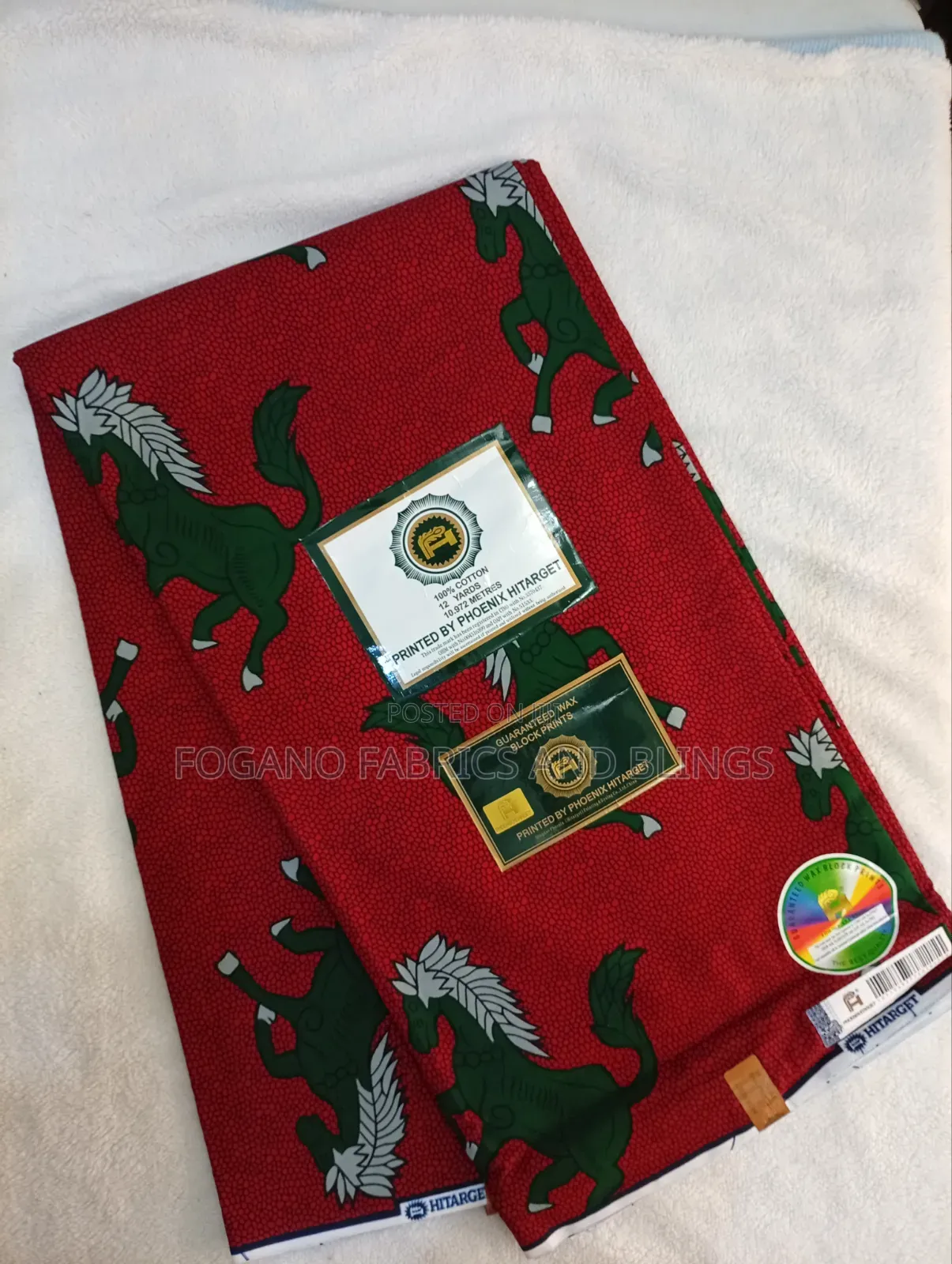Horse Design Hitarget Ankara Fabric