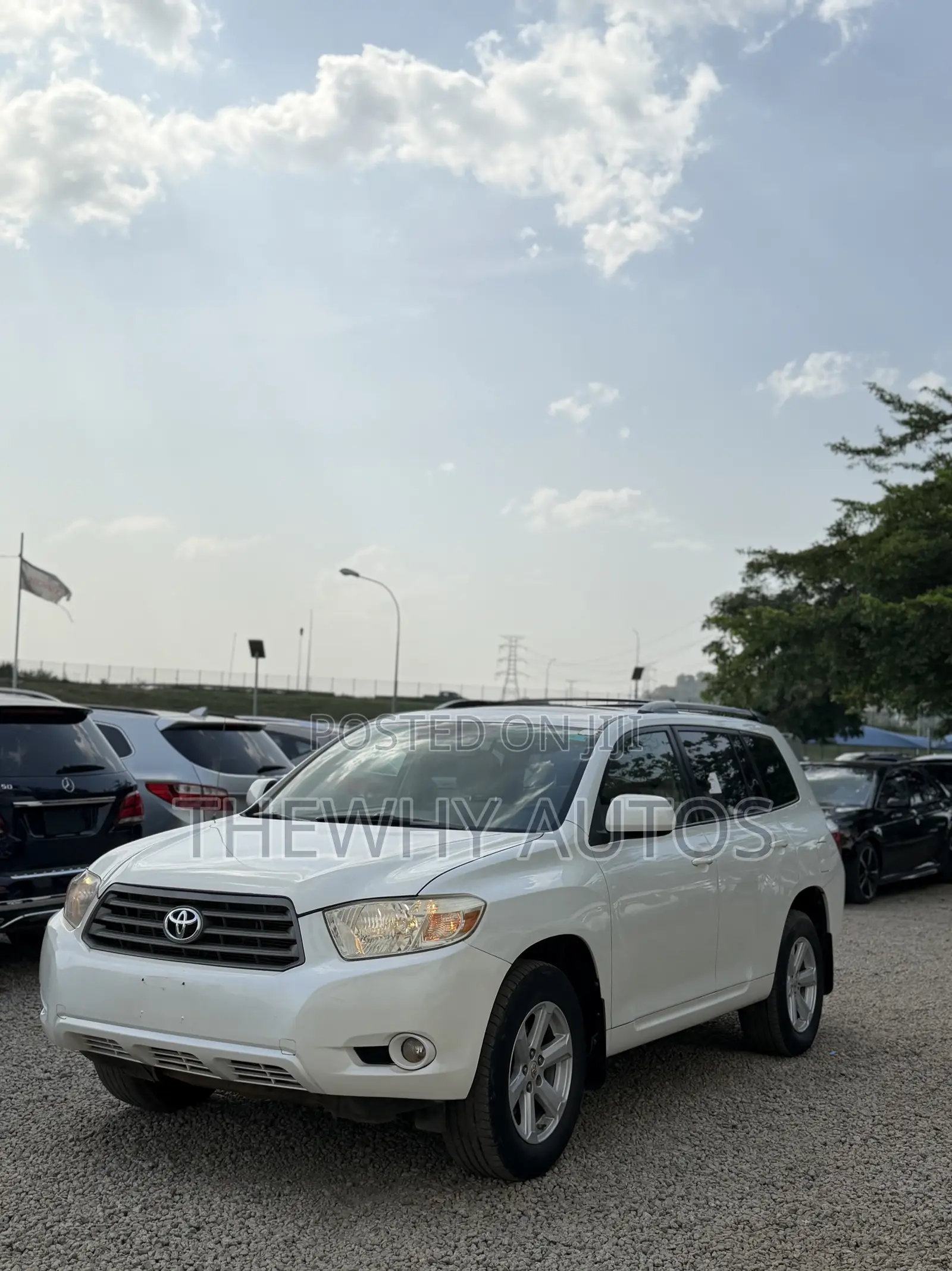 Toyota Highlander Base 2009 White