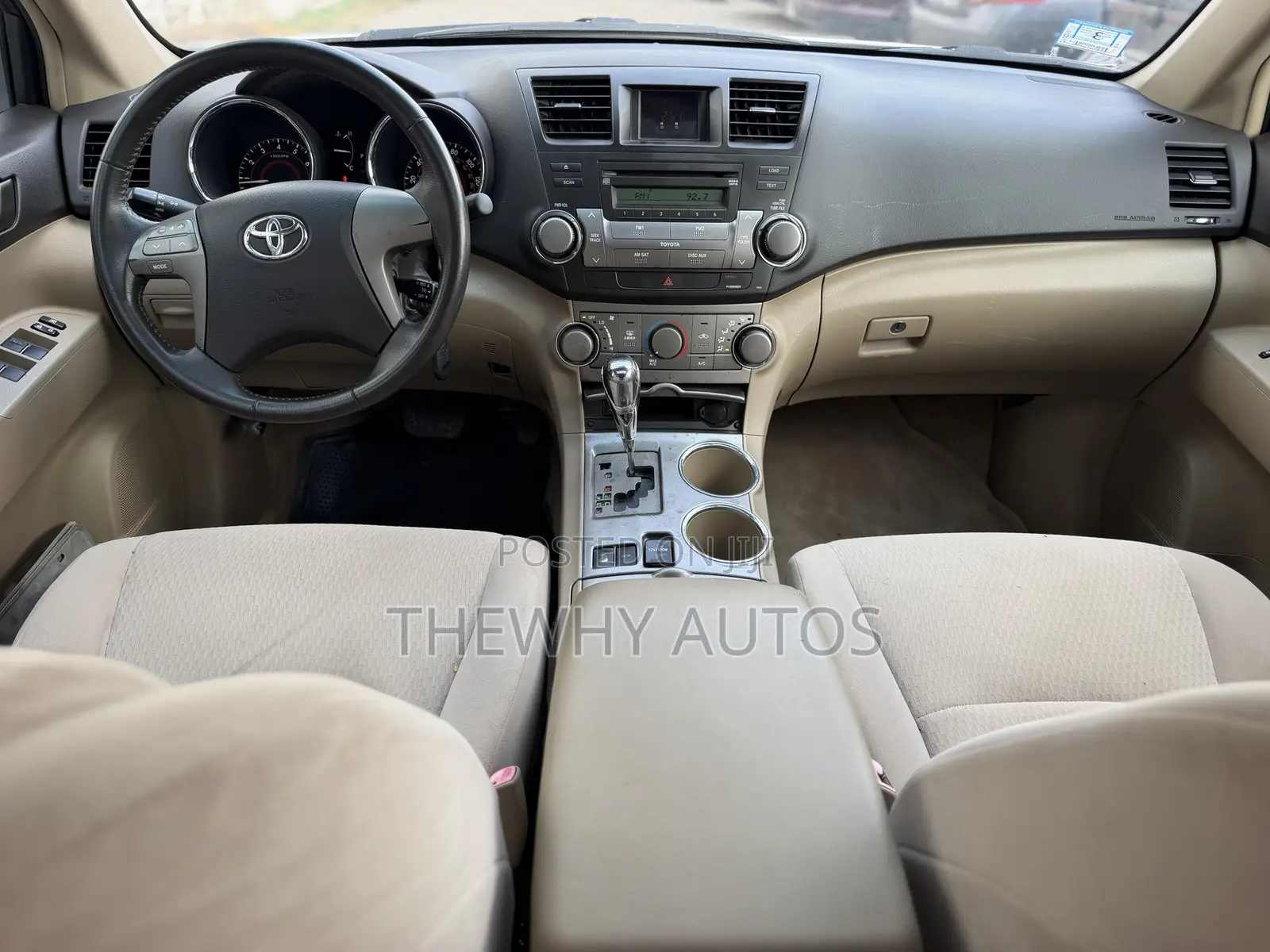 Toyota Highlander Base 2009 White