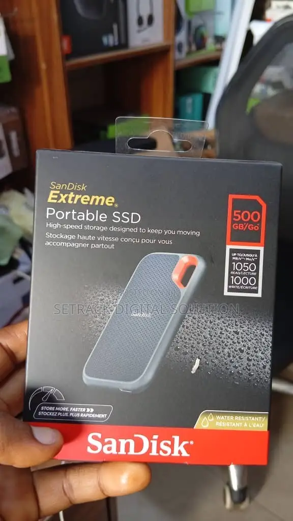 SanDisk Extreme 500GB Portable SSD 1050 Speed