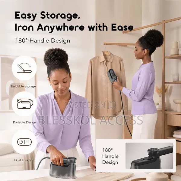 Oraimo SteamCore Lite Portable Steam Iron With 180° Steam & Dry