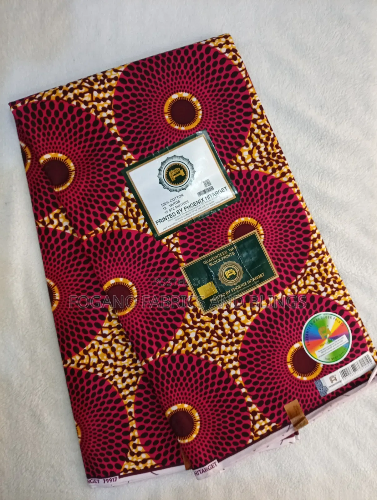 Circle Circle Hitarget Ankara Fabric