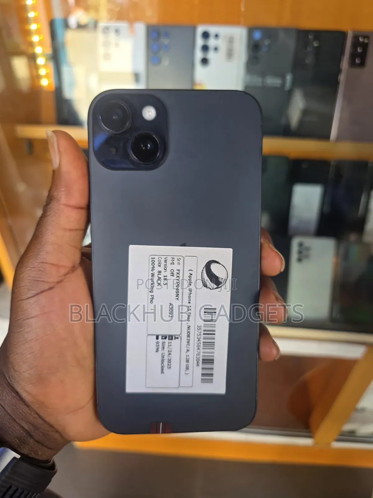 Apple iPhone 15 Plus 128 GB Black