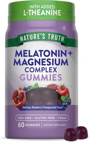 Nature's Truth Melatonin and Magnesium Gummies, - 60 Count
