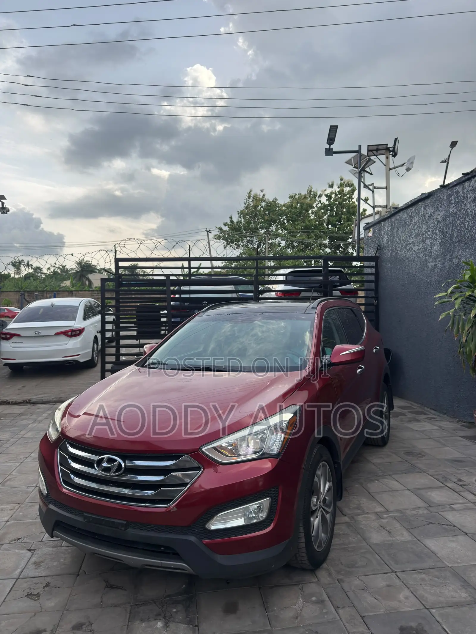 Hyundai Santa Fe Limited 4dr SUV AWD (3.3L 6cyl 6A) 2015 Red