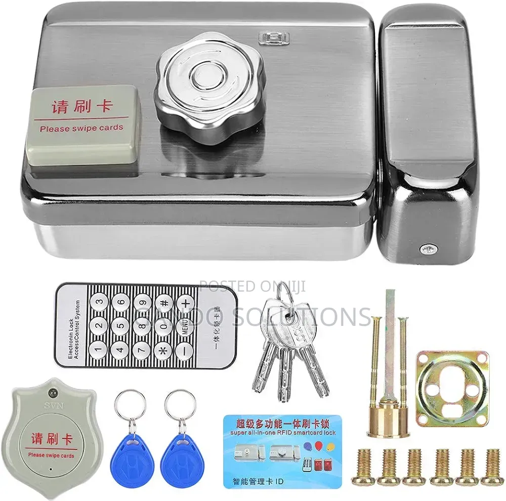 Electric Door Lock Access Control System With Remote