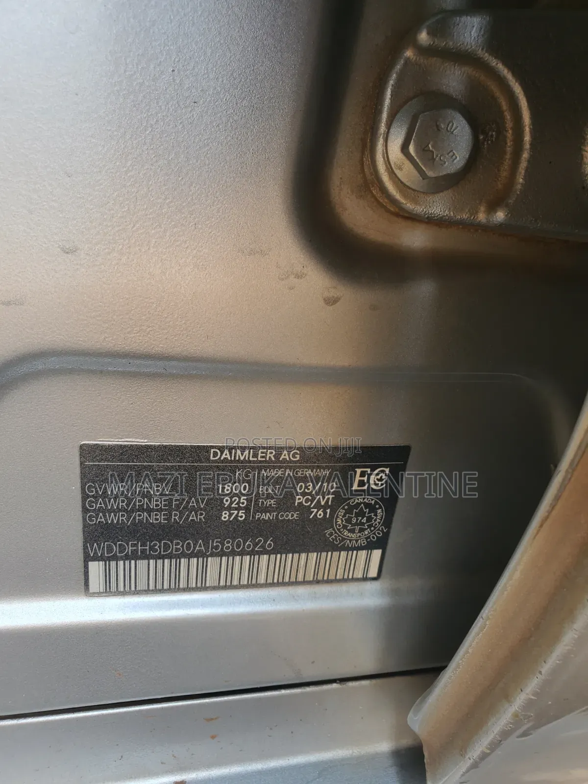 Mercedes-Benz B-Class 2010 Silver