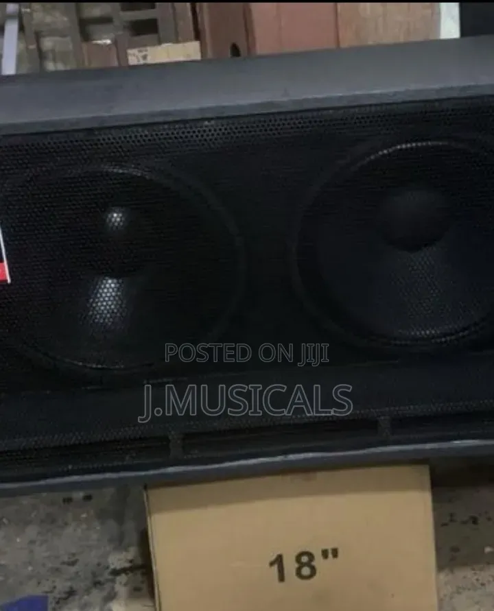 Double Subwoofer Speakers (Custom Made -(Pair/2pcs)
