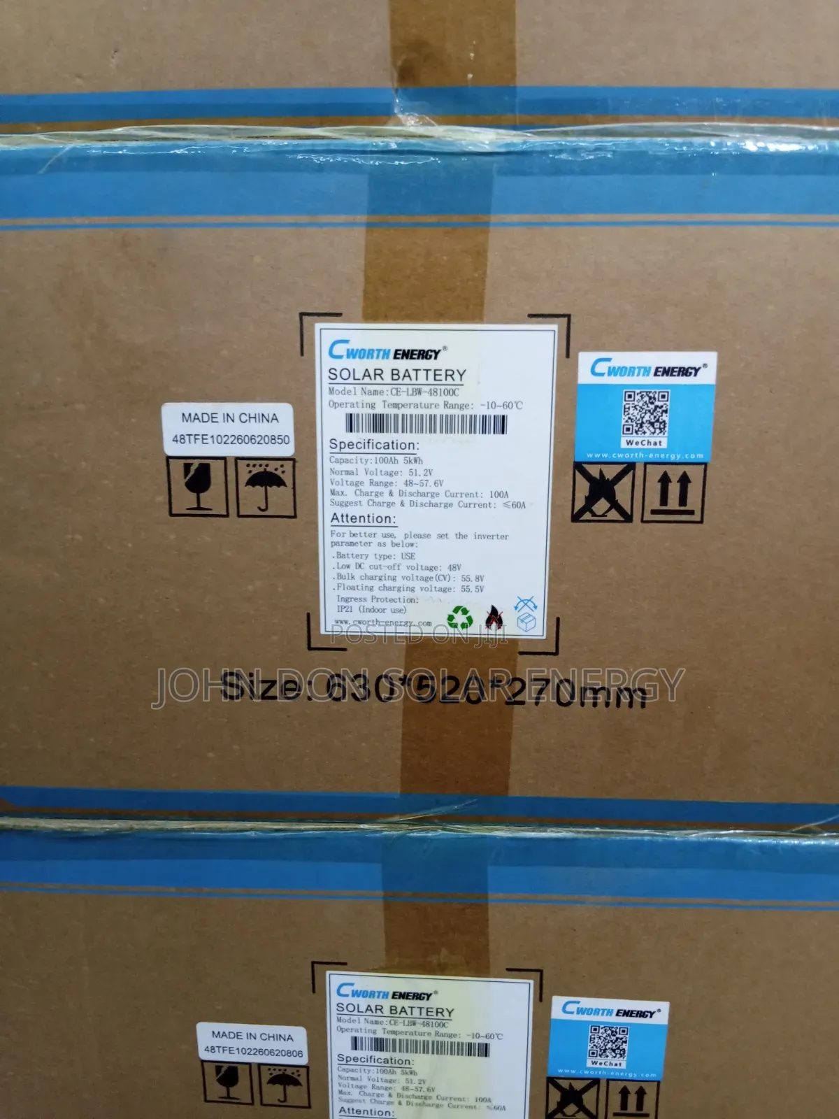 Cworth 5kwh 48v Lithium Battery