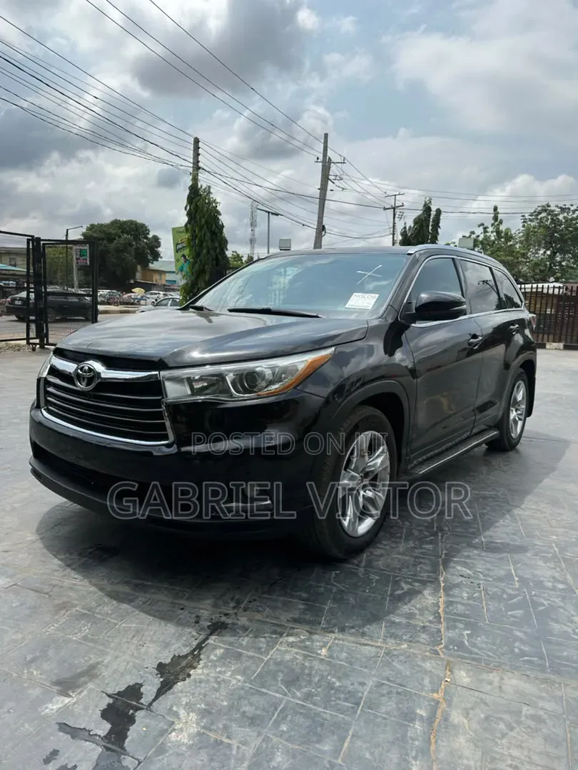 Toyota Highlander Limited 4dr SUV (3.5L 6cyl 6A) 2015 Black