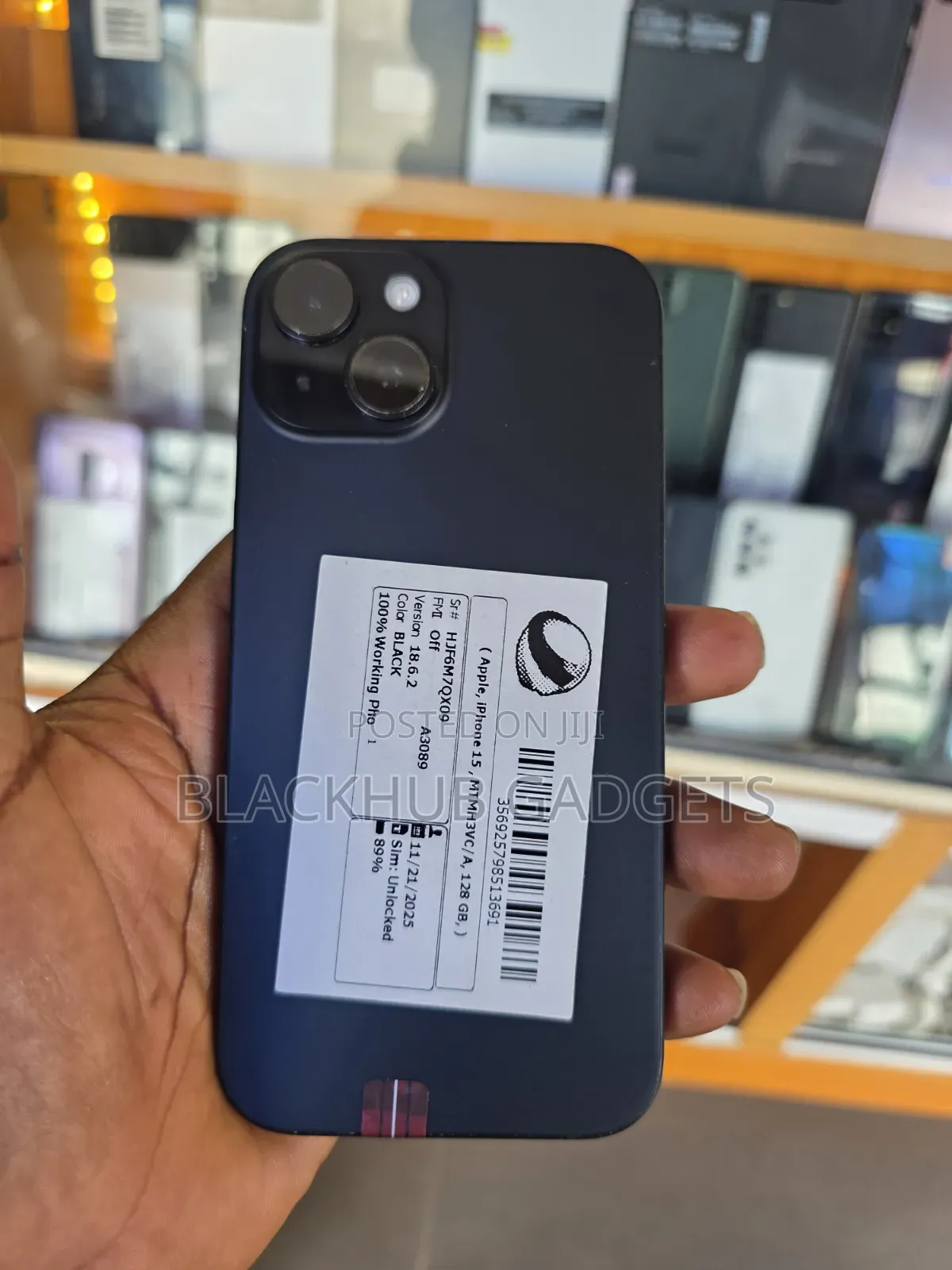 Apple iPhone 15 128 GB Black