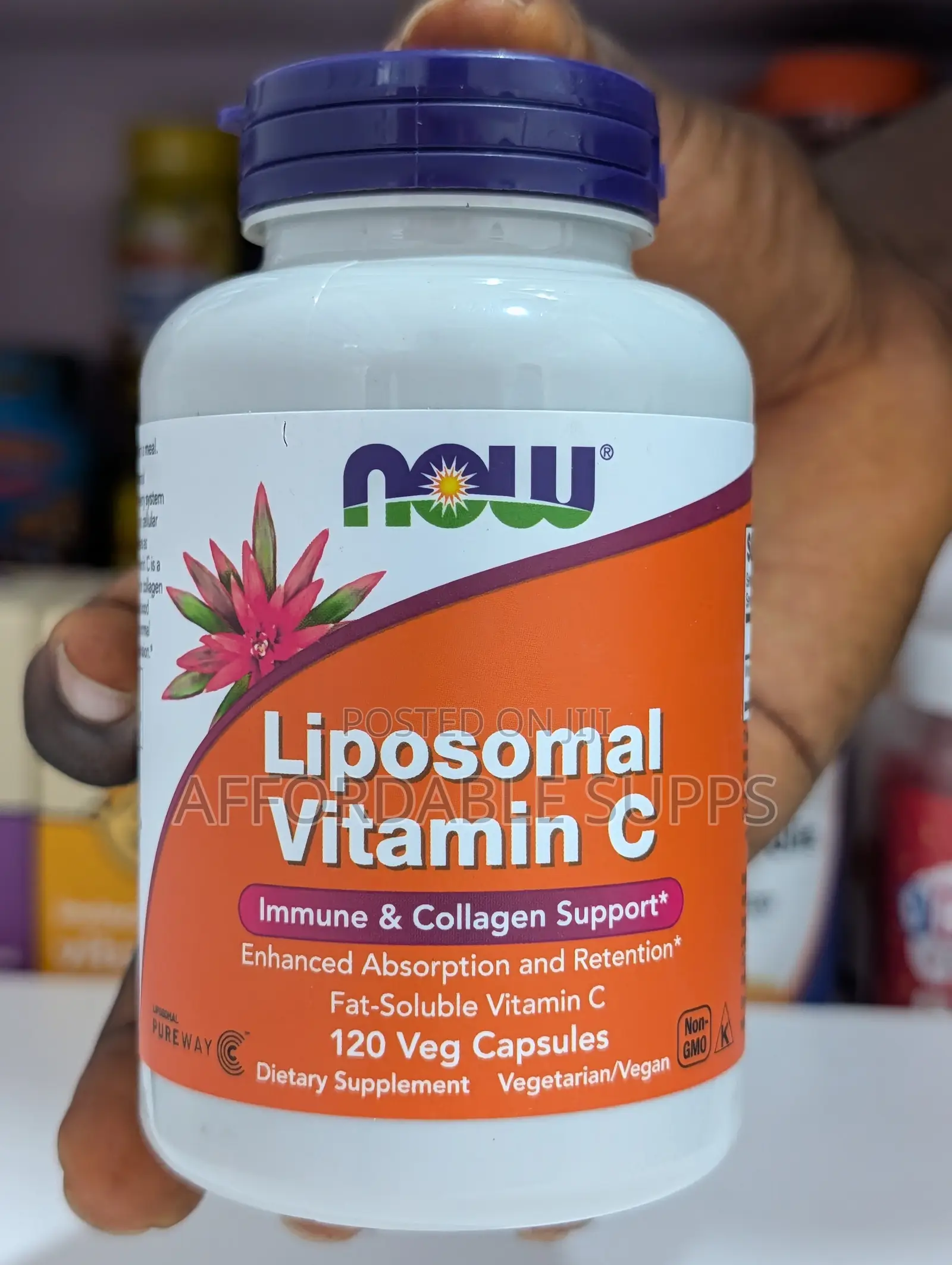 NOW Foods Liposomal Vitamin C 1000mg – 120 Veg Capsules
