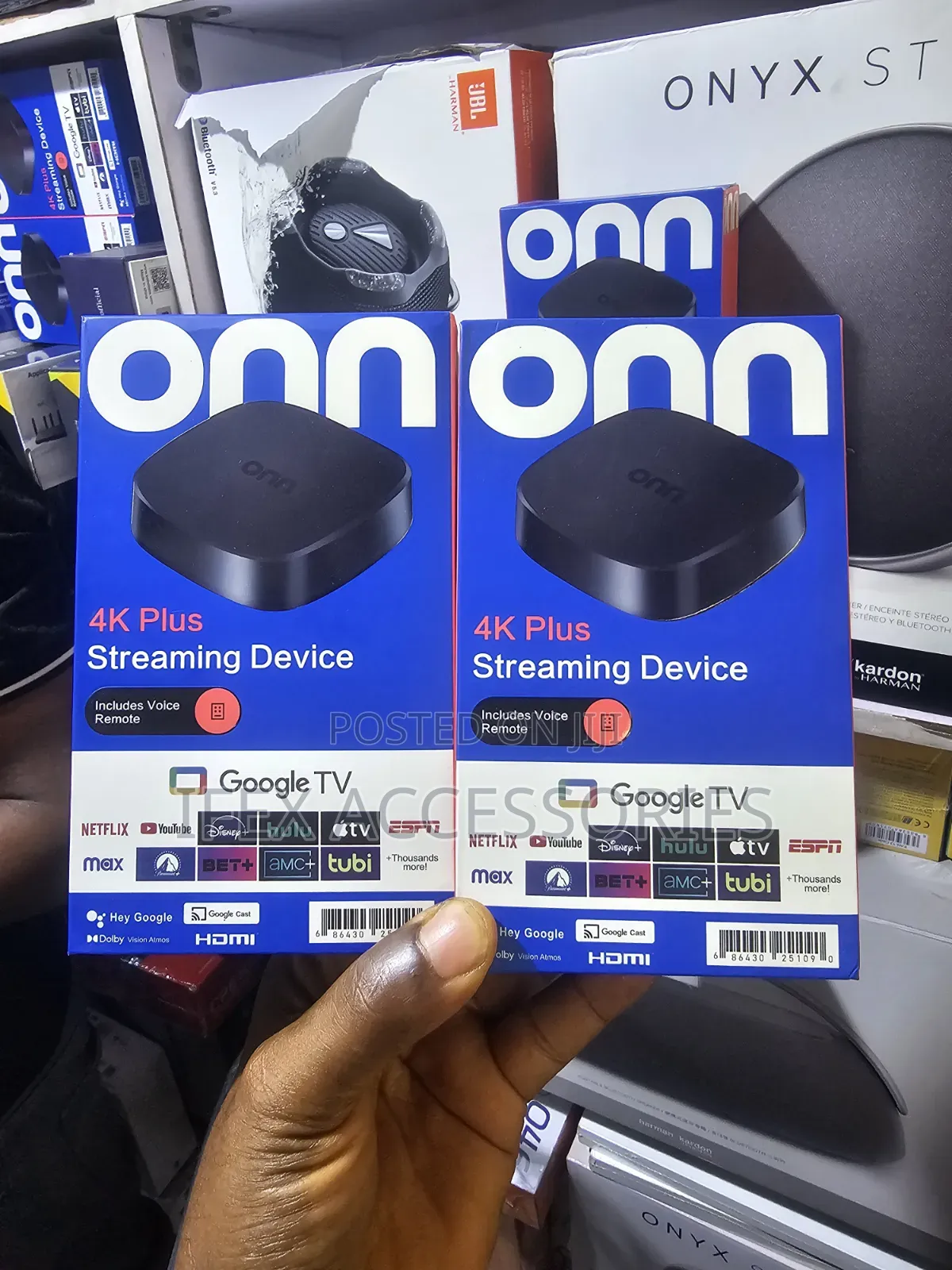 Onn 4k Plus Streaming Device (Google TV)
