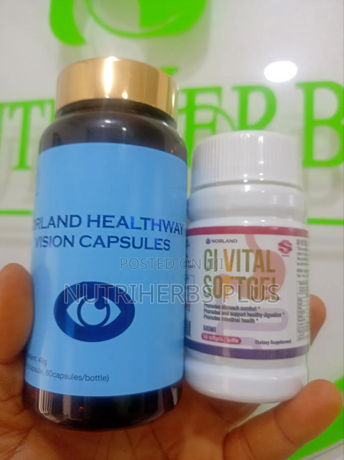 Healthway Vision Capsules&GI VITAL SOFTGEL(promotes Overall Eye Health