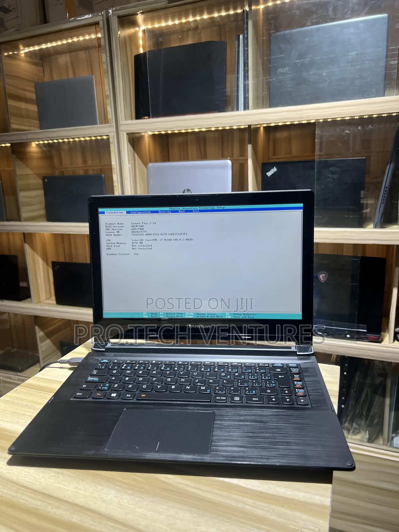 Laptop Lenovo Flex 2 16GB Intel Core i7 SSD 256GB
