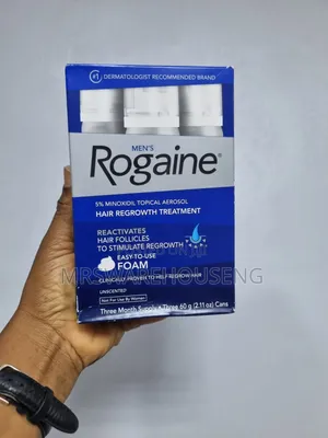 Rogaine 5% Minoxidil Topical Aerosol 3 Month Supply