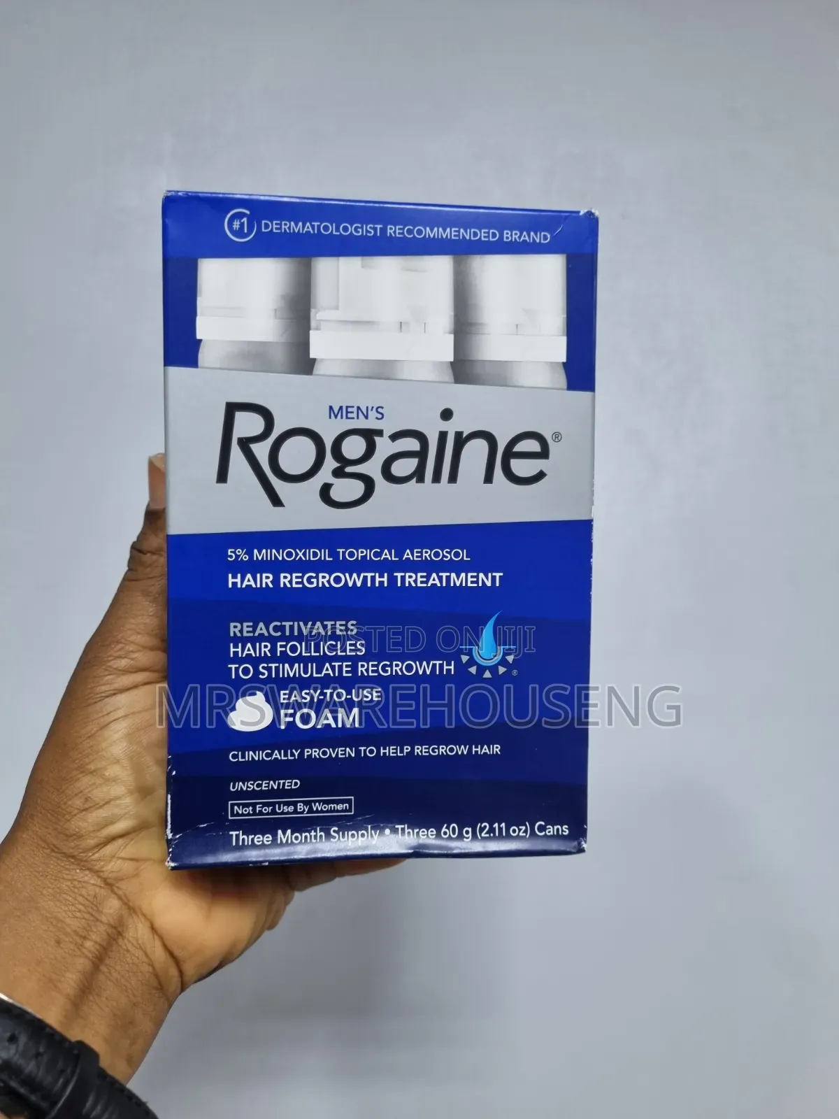 Rogaine 5% Minoxidil Topical Aerosol 3 Month Supply
