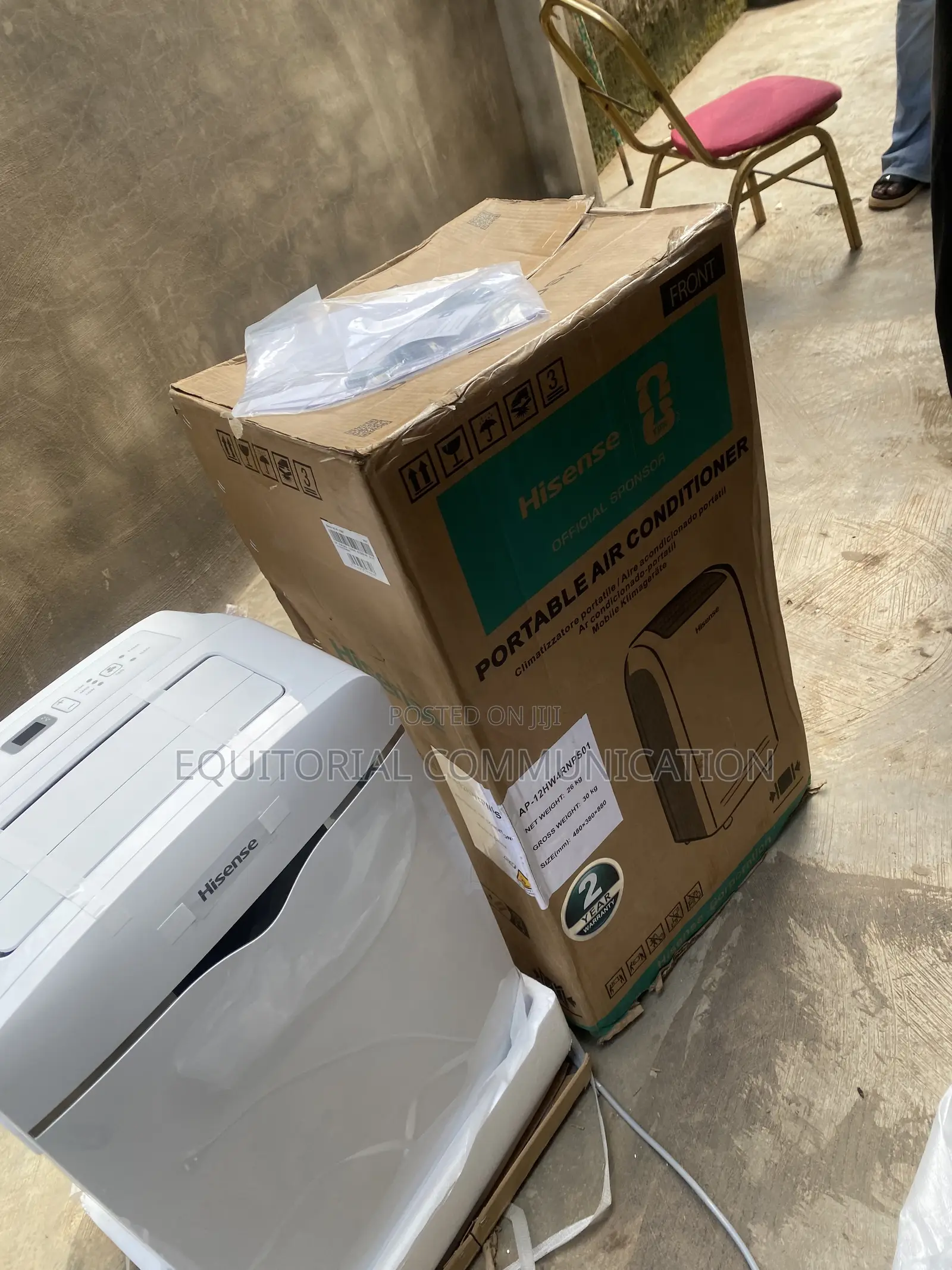 1.5hp Hisense Portable Air Conditioner Model Ap-12hw4rnp01
