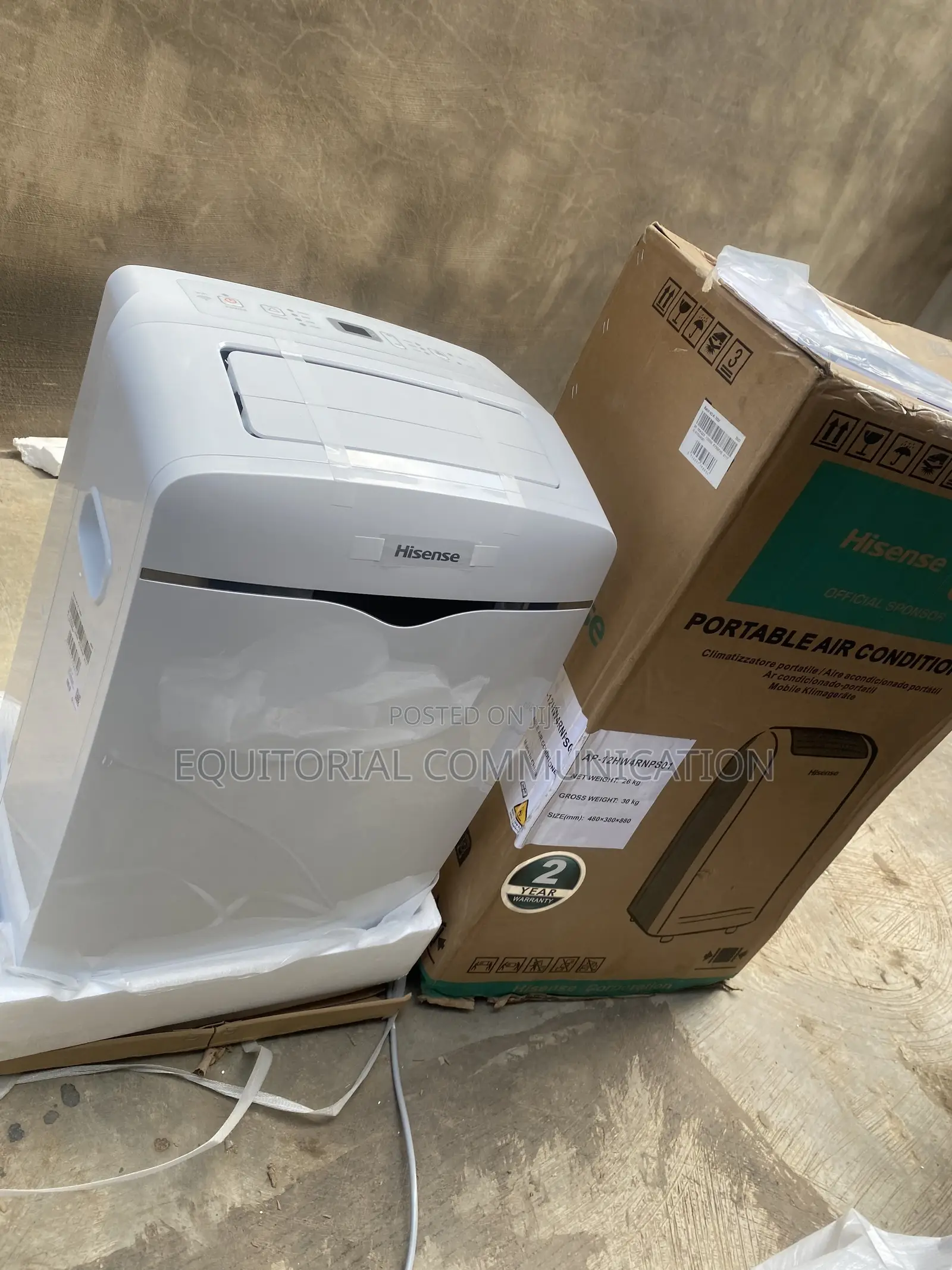 Hisense Mini Floor-Standing Air Conditioner 1.5hp Non-Inverter