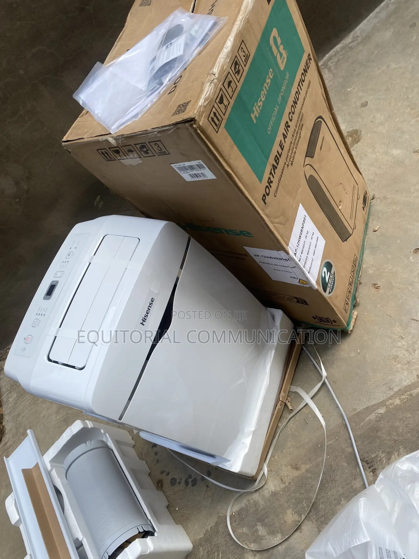 Hisense Ap-12hw4rnp01 Compact 1.5hp Portable AC Unit