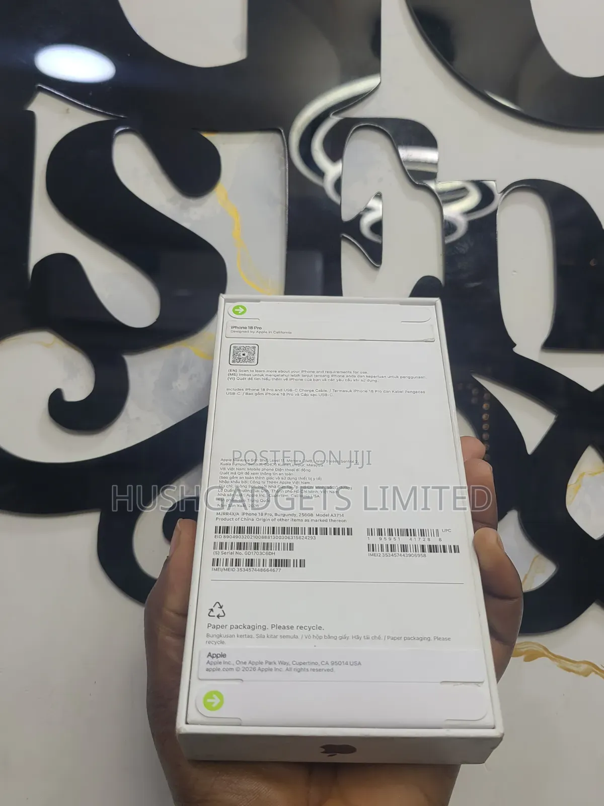 New Apple iPhone 18 Pro 256 GB