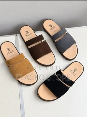 Premium Brunello Cucinelli Suede Slippers