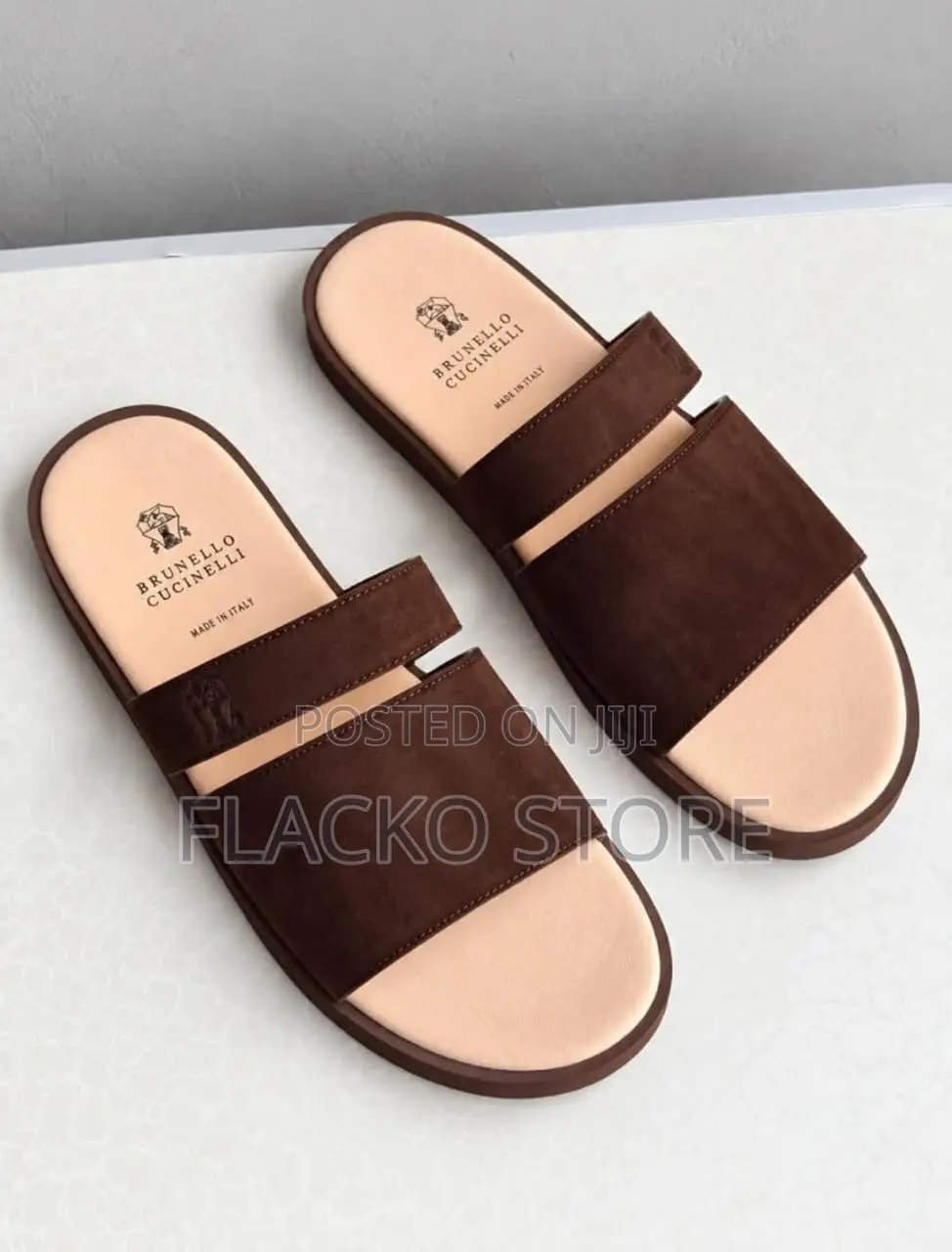 Premium Brunello Cucinelli Suede Slippers