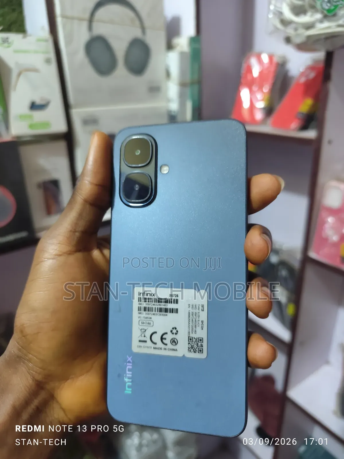Infinix Smart 10 64 GB Blue