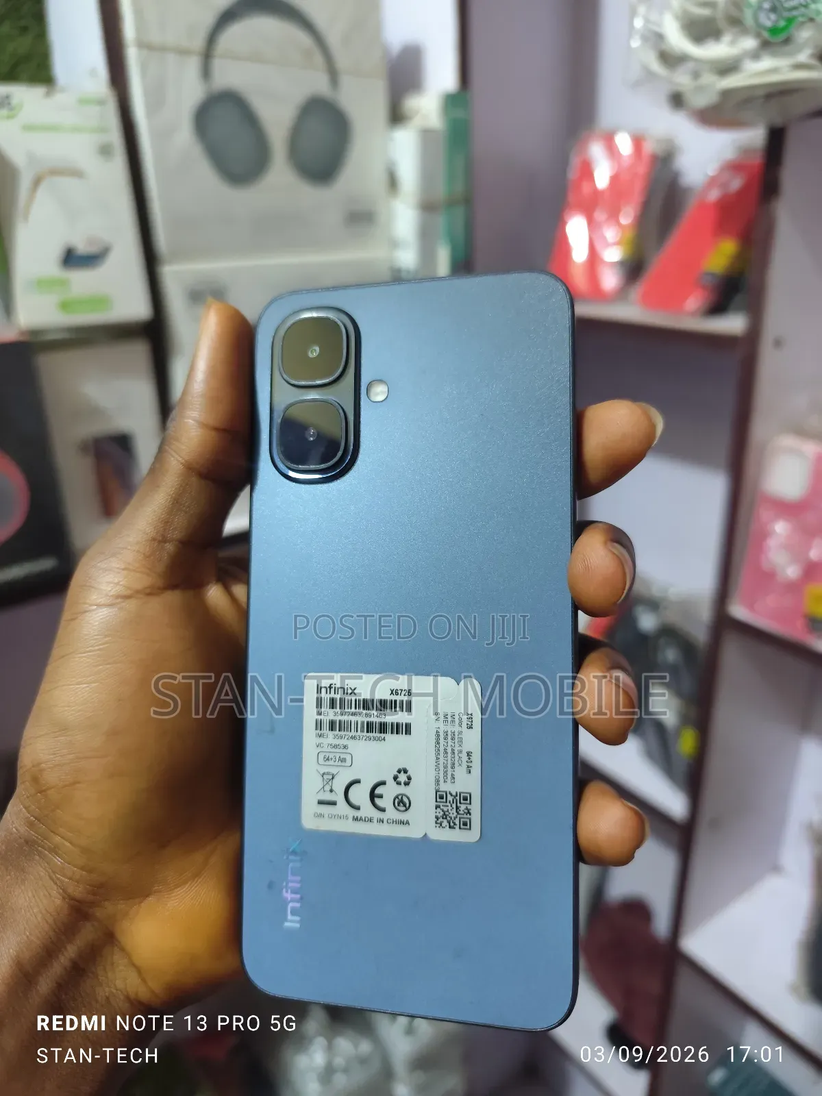 Infinix Smart 10 64 GB Blue
