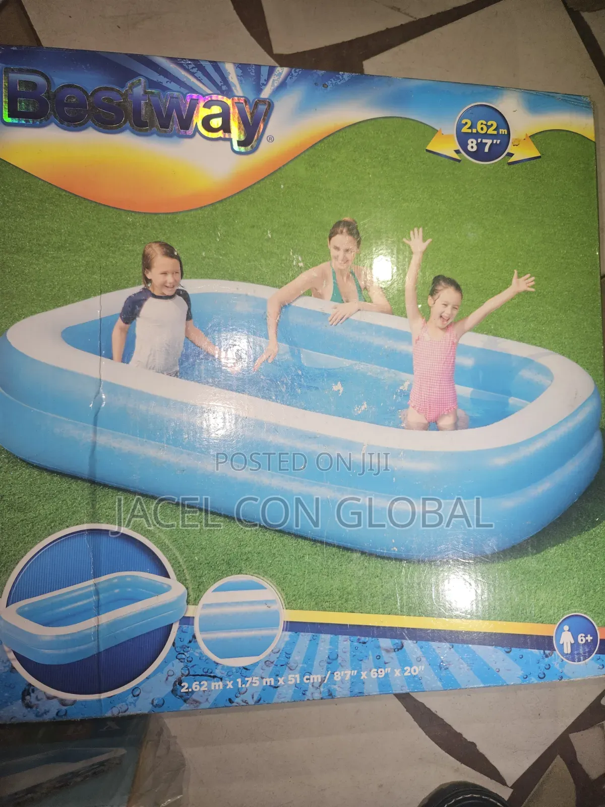 Big Inflatable Swimming Pool [ 1.91m or 2.62m or 3.05meters Size ]