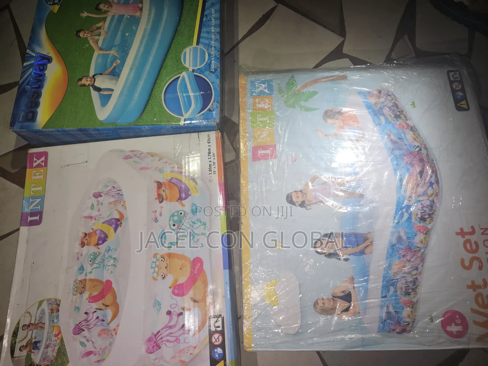 Big Inflatable Swimming Pool [ 1.91m or 2.62m or 3.05meters Size ]