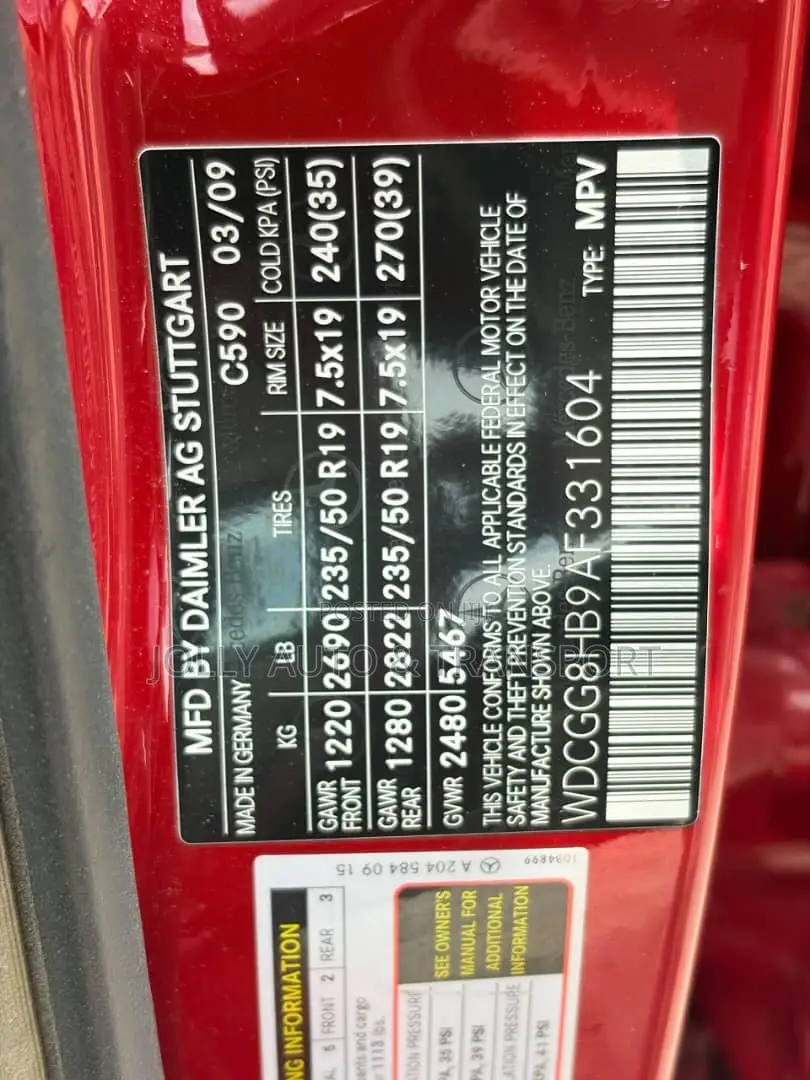 Mercedes-Benz GLK-Class 350 4MATIC 2010 Red