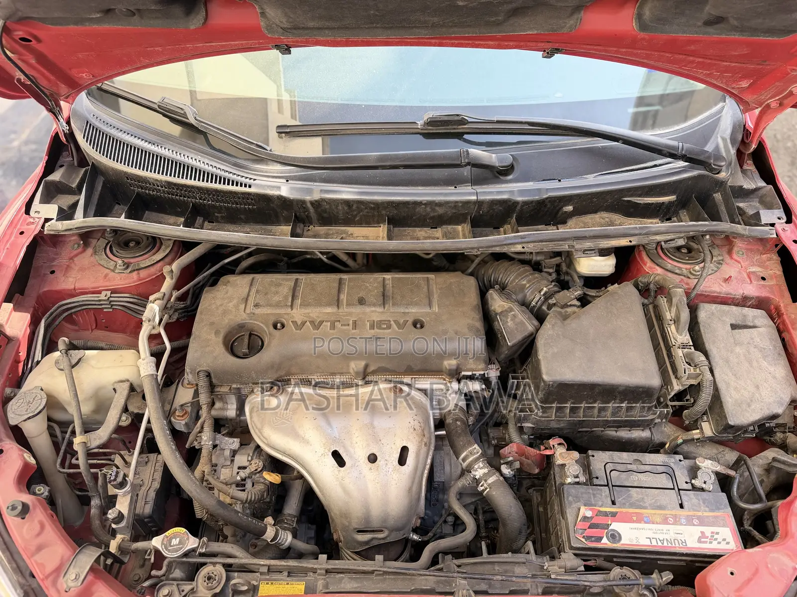 Toyota Matrix S Hatchback AWD (2.4L 4cyl 4A) 2009 Red