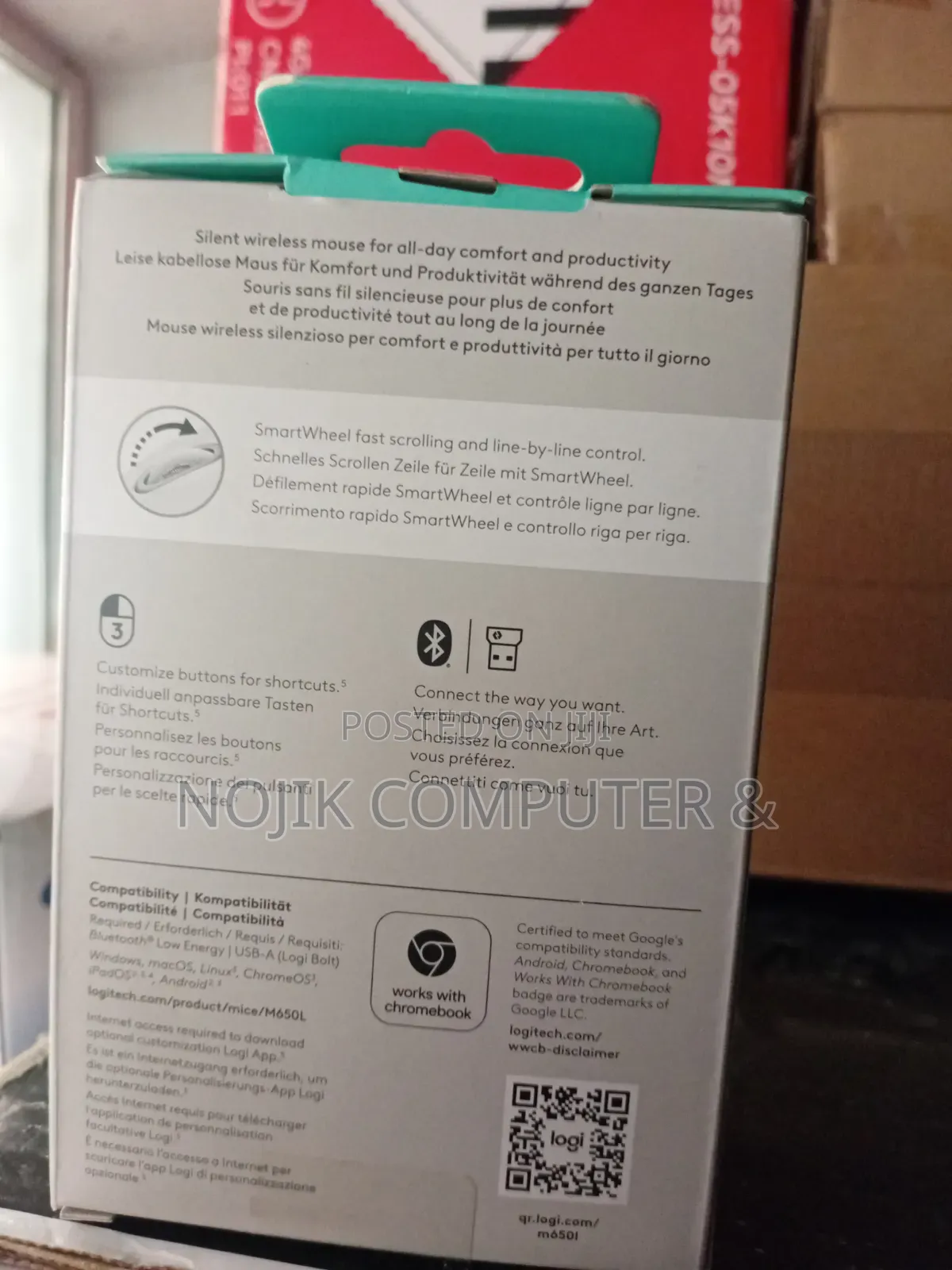 Logitech Signature M650L Wireless Mouse - GRAPHITE