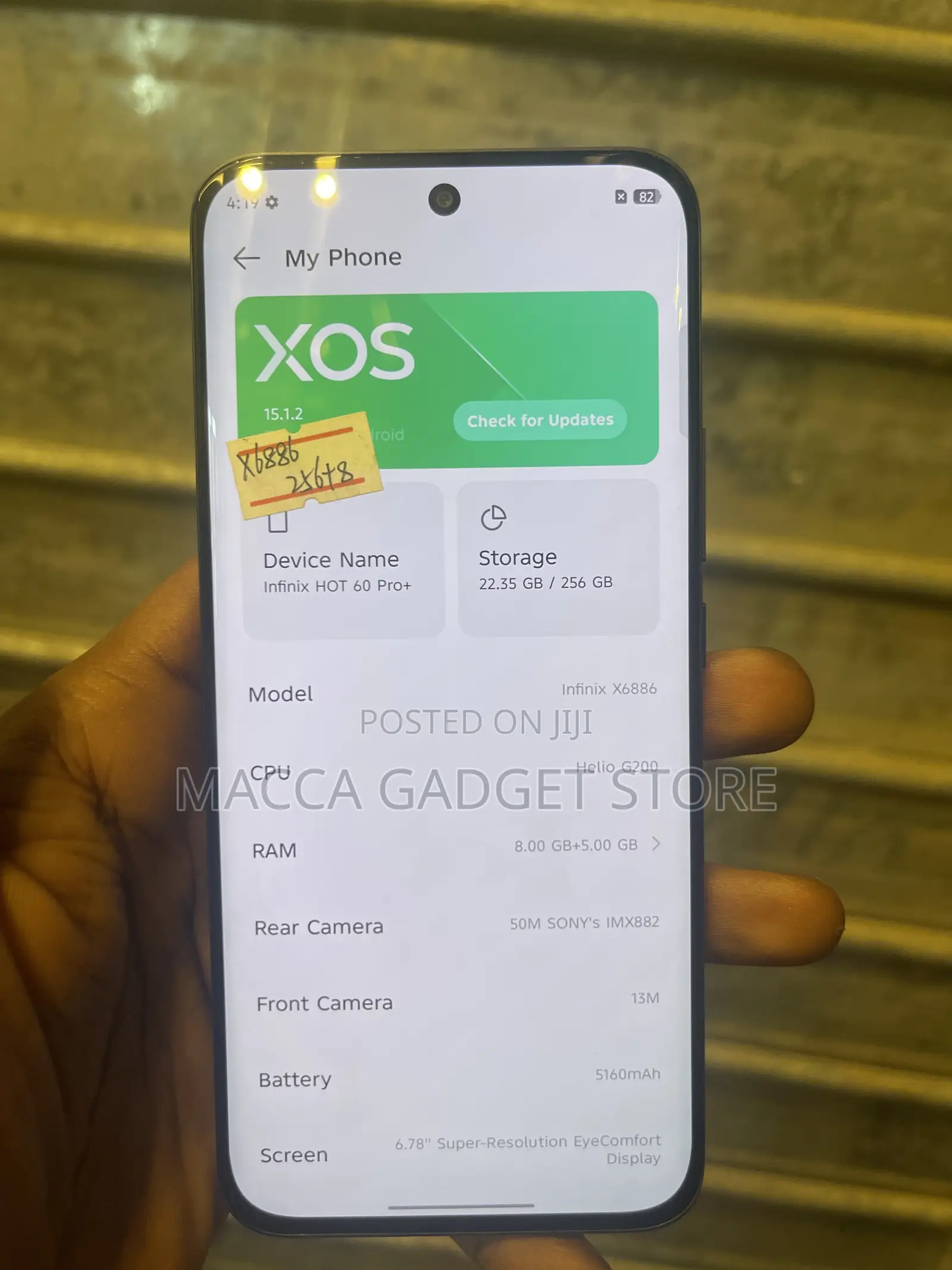 Infinix Hot 60 Pro+ 256 GB Green