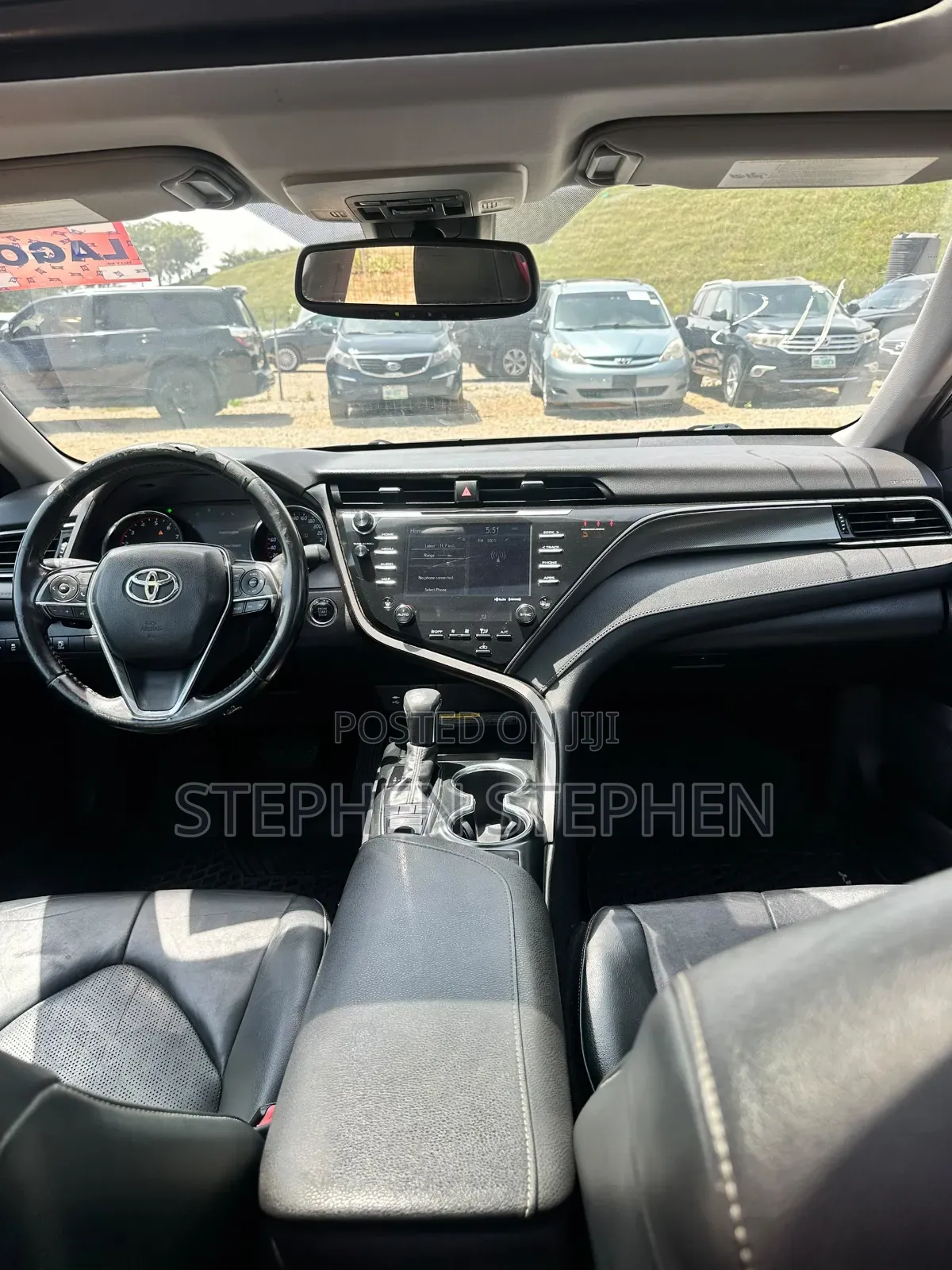 Toyota Camry XSE (2.5L 4cyl 8A) 2019 Black
