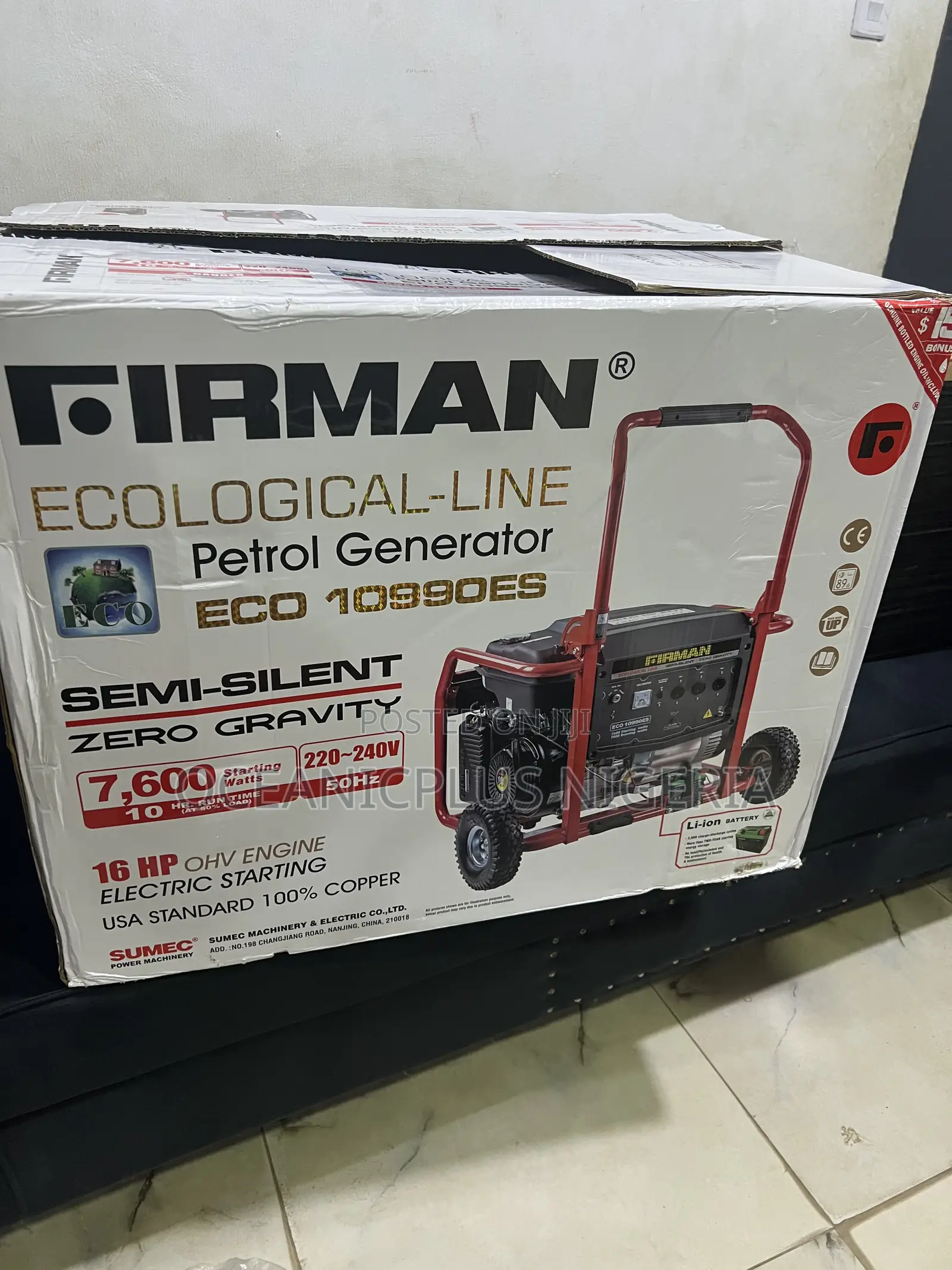 Sumec Firman Ecological Line 7.6KVA Electricity Generator